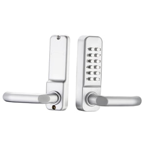 Bothyi - Cerradura De Puerta Mecánica Botón Pulsador Combinación De Teclado Bloqueo De Código De Contraseña