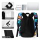 thumbnail image 5 of Hot Wheels: Vamos a Correr-theme Backpack, Campus style schoolbag Bookbag with Adjustable Shoulder Straps And Large Zip Compartment, Unisex Travel Bags.42x30x15cm, 5 of 6