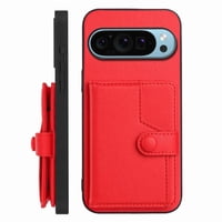 Foxdock Funda Para Google Pixel 9 Pro Con Bloqueo Rfid - Diseño Elegante Con Cierre De Botón