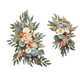 thumbnail image 4 of 2 Piezas De Flores De Seda Que Cuelgan La Corona Del Arco De La Boda Para La Pared De La Granja Boda Azul Blanco, 4 of 5