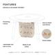 thumbnail image 2 of Bolsa de almacenamiento de juguetes Stokke MuTable Cotton Bag Chicks, 2 of 5
