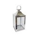 thumbnail image 1 of Farol para velas Decozen con cristal grande de color marrón, juego de 4, 1 of 7