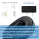 thumbnail image 3 of Almohadillas para auriculares Voarmaks de espuma y cuero de piel de oveja para Oppo PM1 PM2, 3 of 9