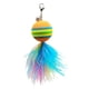 thumbnail image 4 of Juguetes Interactivos Para Gatos Cat Teaser Catcher Feather Wand Toy Ball Tassel 13cm, 4 of 5