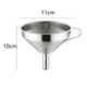 thumbnail image 2 of Embudo de acero inoxidable 304 para vino, filtro de residuos para cocina y hogar., 2 of 5