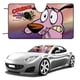 thumbnail image 1 of Coraje, el Perro Cobarde Parasol para Parabrisas Delantero Protector Plegable, Visera Solar para Auto Bloquea Rayos UV Mantiene tu Vehículo Fresco140cm*76cm, 1 of 6