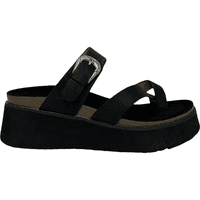 Sandalia Mujer Negro Rosario Detogni