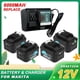 thumbnail image 1 of Juego de 4 Pzas de Batería de 6000mAH + Cargador para Ma*kita 12V 197390-1 BL1015 BL1021B BL1041B BL1015B BL1020B BL1040B TD110D TD110DY1J, 1 of 5