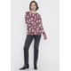 thumbnail image 4 of Sweater Mujer Camant Print Burdeo Corona, 4 of 5