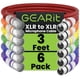 thumbnail image 1 of Cable de micrófono XLR GearIt de 3 pies macho a hembra, 3 pines, paquete de 6, 1 of 3