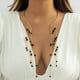 thumbnail image 3 of Elegant Fine Jewelry For Women & Girls: Exaggerate Faux Pearl Tassel Open Choker Necklace, 3 of 4