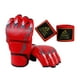 thumbnail image 2 of Guantes De Boxeo De Medio Dedo Guantes MMA Para Saco De Boxeo Muay Thai Artes Marciales Rojo, 2 of 5