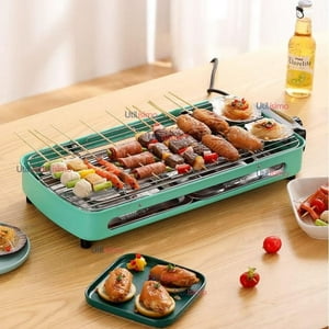 Line - Asador Parrillera Eléctrico Multifuncional Doble Nivel 1500W De Potencia