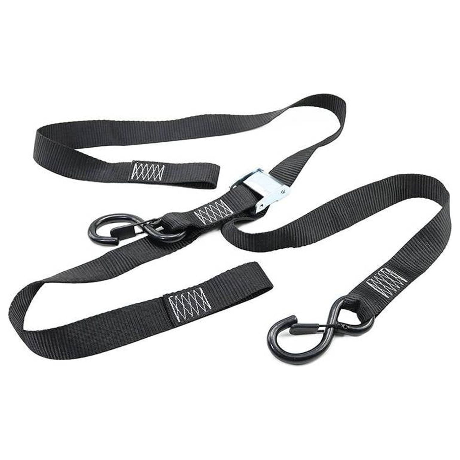 Genérico - Tie Downs Eslinga Negro Con Tribilin Amarras Para Motos