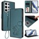 thumbnail image 2 of Funda de Gato tipo Libro para Samsung Galaxy S24 Ultra, Verde Oscuro, 2 of 6
