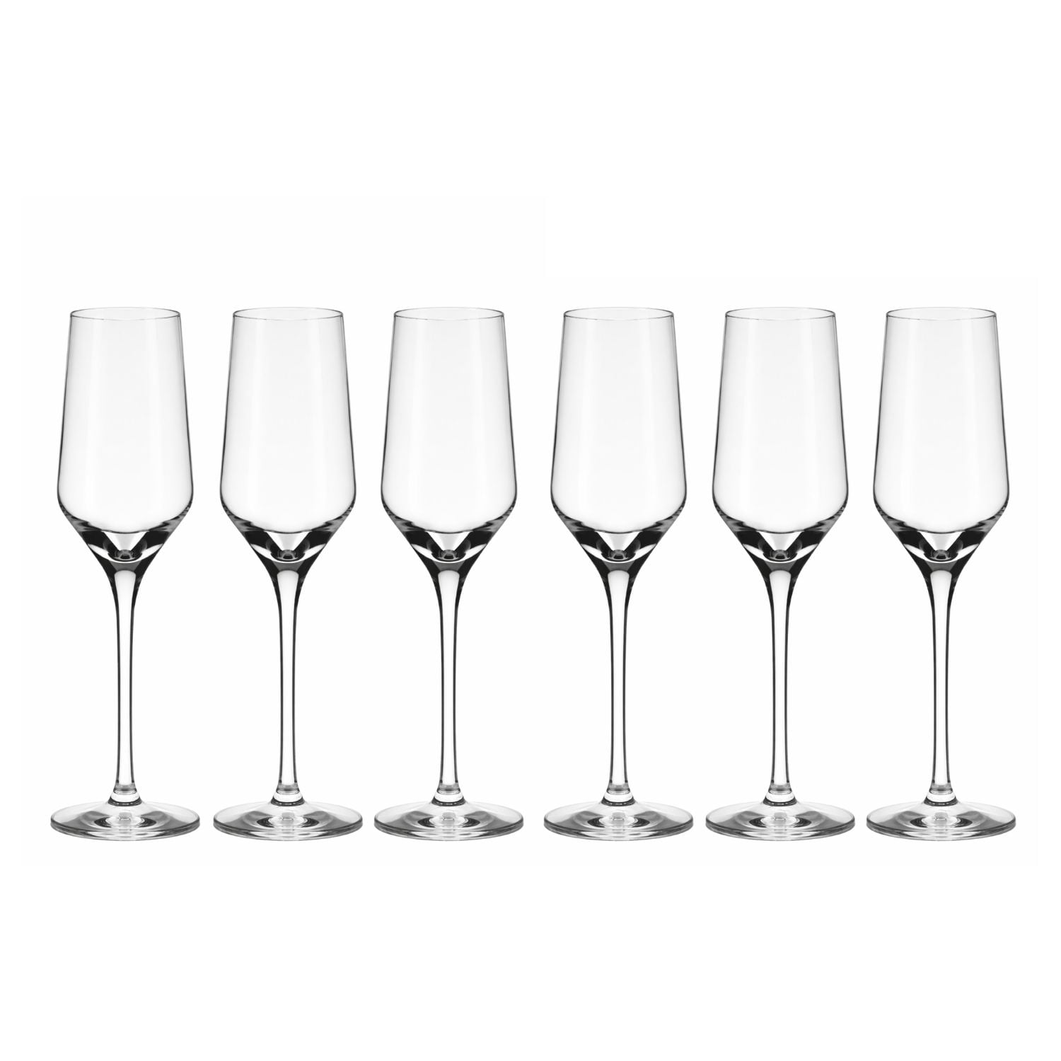 Set 6 Copas 225ml Champagne Brunello Nadir Transparente