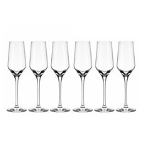Set 6 Copas 225Ml Champagne Brunello Nadir Transparente