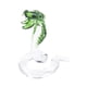 thumbnail image 3 of Adorno De Estatua De Serpiente Cobra Pequeña De Cristal, Accesorio De Mesa Para Entrada, Color Verde, 3 of 5