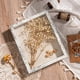 thumbnail image 5 of Marco Shadow Box Califortree de 20 x 25 cm con respaldo de lino y cristal, 5 of 7