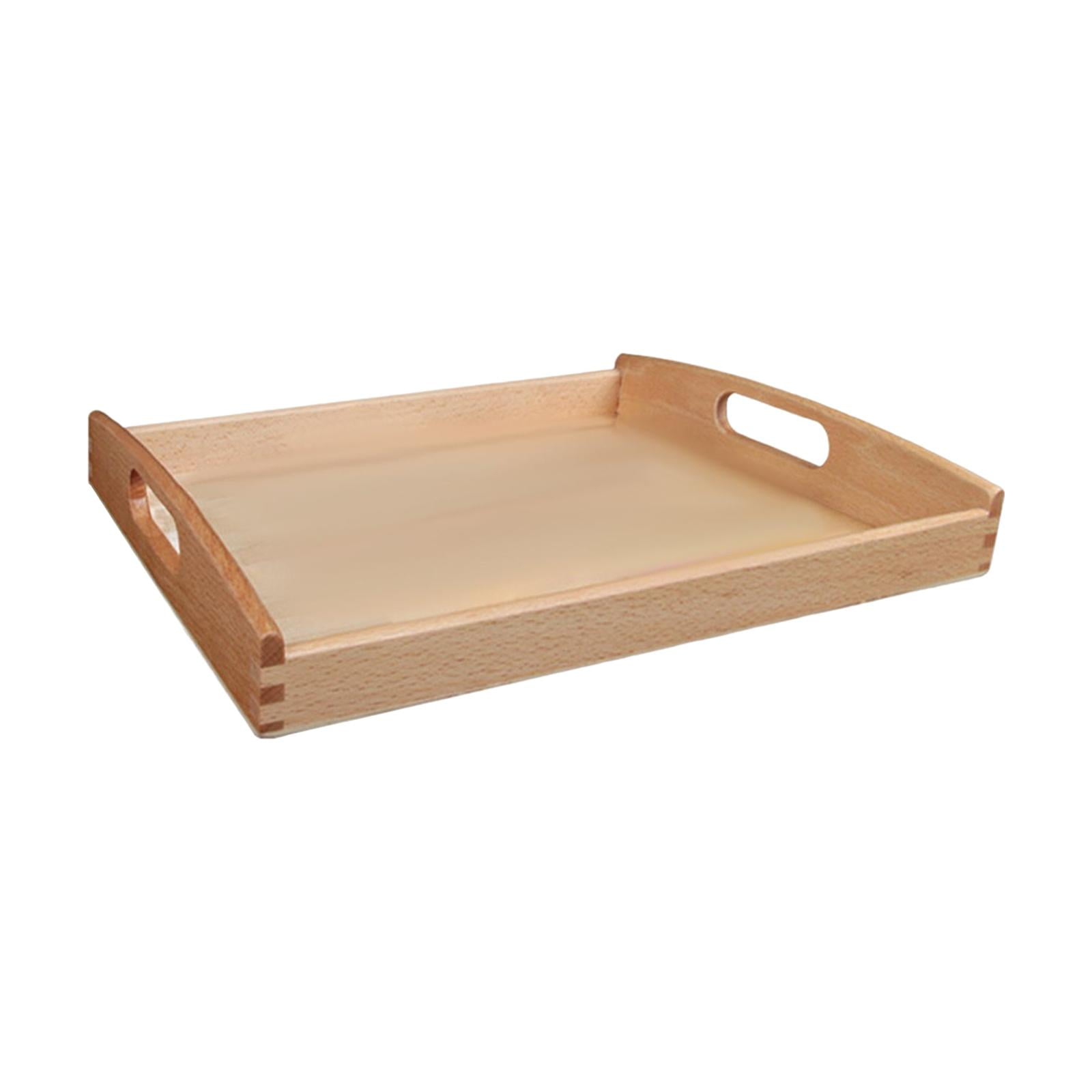 Bothyi - Bandeja Montessori Forma Rectangular Inacabada Para Cocina Mediana