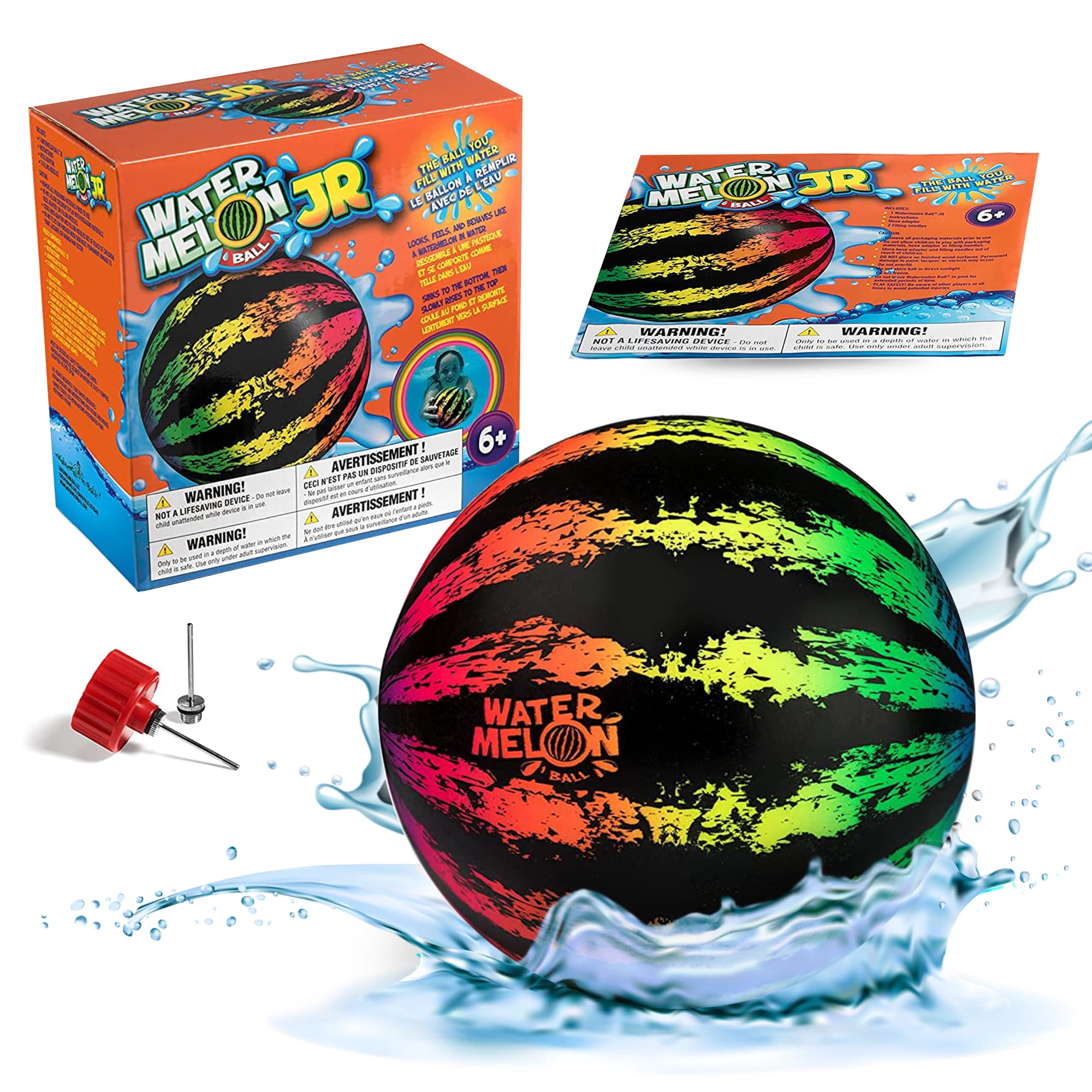 Watermelon Ball - Pelota De Sandía De Juguete Para Piscina The Original Para Niños De 8 A 12 Años