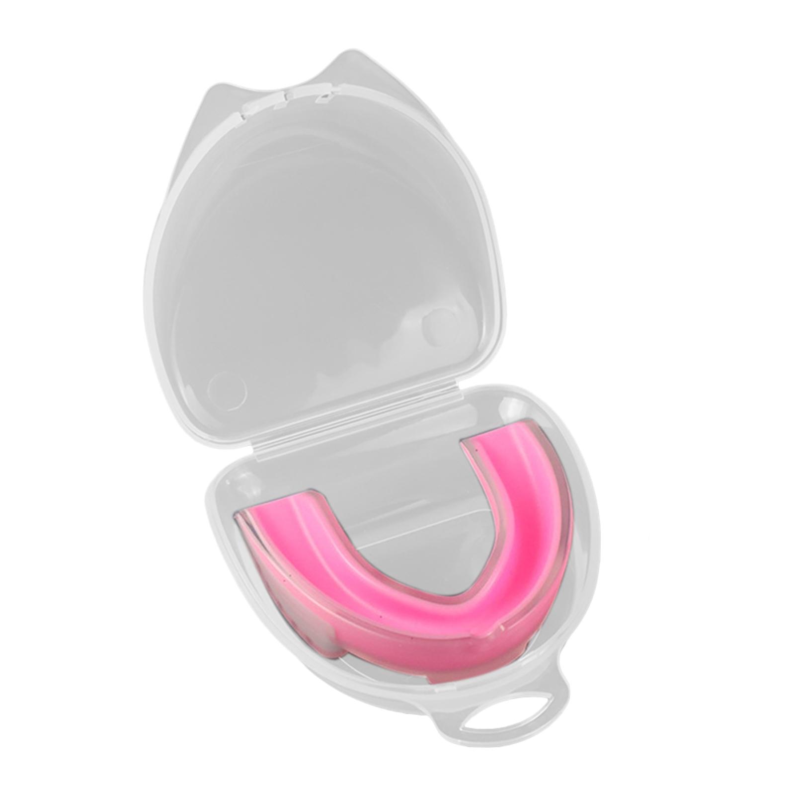 Magideal - Protector Bucal De Sparring Para Adultos, A Prueba De Golpes, Profesional, Protector De Encías, Equipo De Protección Rosa