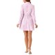 thumbnail image 3 of INSPIRE CHIC Vestido de Mujer Regreso a Clases Mangas Largas Cuello Abotonado Floral Mini Vestido Camisero Lila XL, 3 of 6
