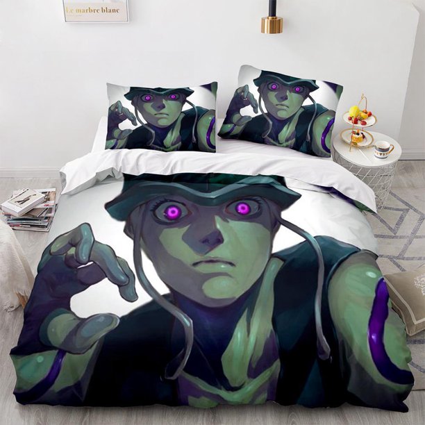 New Fashion HUNTER×HUNTER Bedding Set Single Twin Full Size Bed Set Adult Kid Bedroom Duvet cover Sets Anime Bed Sheets