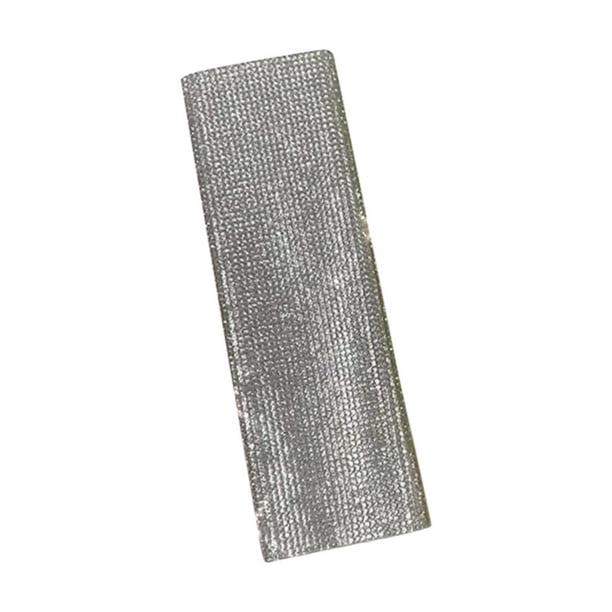 Protector De Micrófono De Mano Con Mango De Micrófono Brillante Para Presentador En Vivo Plateado
