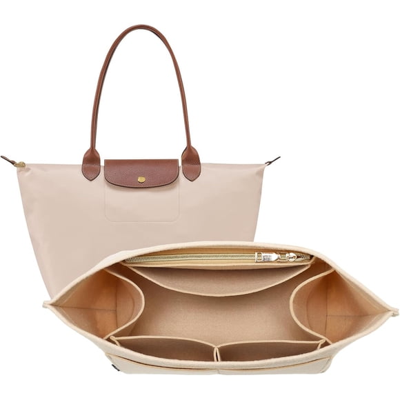 Organizador tipo inserto para bolso Longchamp, beige