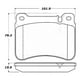 thumbnail image 3 of Pastillas Freno para auto Mercedes Benz SLK300 2004-2010 Delantero, 3 of 5