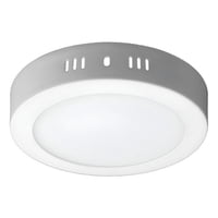 Teimporta - Panel Led Foco Plafón Sobrepuesto Redondo 12W 16Cm Luz Fría Blanco