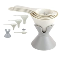 Oem - Embudos 6 En 1 Set De Embudo Aclarador De Huevo Colador G