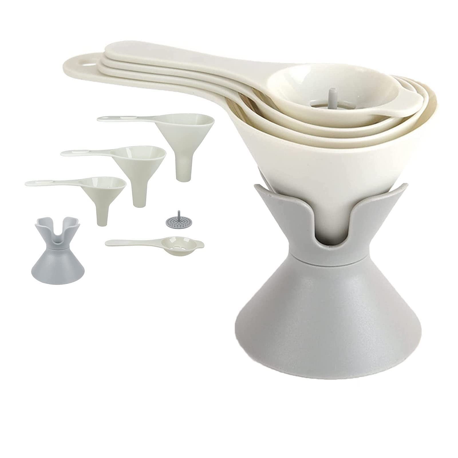 Oem - Embudos 6 En 1 Set De Embudo Aclarador De Huevo Colador G