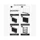 thumbnail image 4 of Organizador Zapatos Plegables 4 Niveles negro, 4 of 4