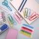 thumbnail image 2 of Clips de papel Harniruco 10 cm, paquete de 30, colores surtidos, tamaño grande, 2 of 5