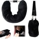 thumbnail image 1 of Almohada de viaje rellenable con ropa, almohada de viaje multifuncional, transformable y expandible, almohada para el cuello en forma de U para viajar en coche o avión, con capacidad para artículos es, 1 of 6
