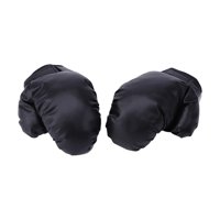 Magideal - Kick Boxing Guantes, Fighting Glove Open Palms Professional Muay Thai Mitts Boxing Practice Training Guantes Para Adultos Niños Sanda Muay Thai , Niño Negro