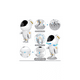 thumbnail image 3 of Lampara Proyector Astronauta De Galaxia Luz Led premium, 3 of 4