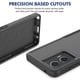 thumbnail image 4 of Funda GSDCB para Motorola Moto G Stylus 5G 2024 con protector de pantalla de vidrio templado, capa interior suave de TPU y cubierta trasera exterior rígida de doble capa (negra), 4 of 6