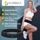 thumbnail image 5 of Bolsa de Cintura FlipBelt X‑Small Negra con bolsillo de cremallera, 5 of 6