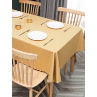 Genérico - Mantel Rectangular Diseños 140X220 Mostaza