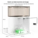 thumbnail image 3 of Dispensador Automático Comida Gato Wifi Doble Plato Blanco, 3 of 6