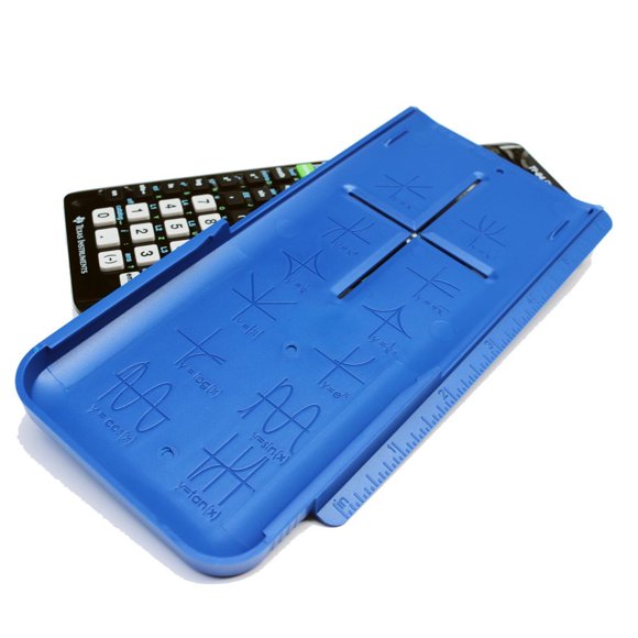 Calculadora EZ Graphing TI‑84 Plus CE con cubierta deslizante azul