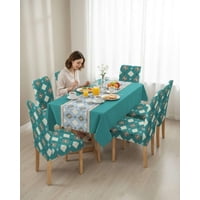 Myl Todo Hogar - Set Comedor 6 Personas Mantel Antimanchas Y Fundas De Silla