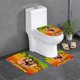 thumbnail image 1 of Juego de Alfombras de Baño de Terciopelo Coral Taz Manía Desmarcar 3 Piezas, 1 of 6