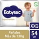 thumbnail image 1 of Pañales Bebé Babysec Super Premium Cuidado Total 54 Un Xxg, 1 of 7