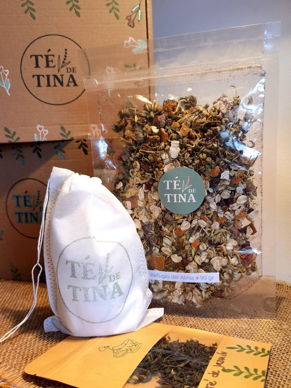 Té De Tina - Bomba De Baño Natural Refugio Del Alma 90 Gr