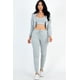 thumbnail image 1 of Conjunto De Camisola Corta De Felpa Francesa Con Chaqueta Con Cremallera Y Joggers, 1 of 2