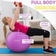 thumbnail image 3 of Pelota de yoga y ejercicio Fitvids antiexplosión y antideslizante 38-45 cm, 3 of 7